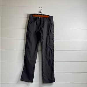 Prana Men's Charcoal Cargo Pants - Sleek Utility